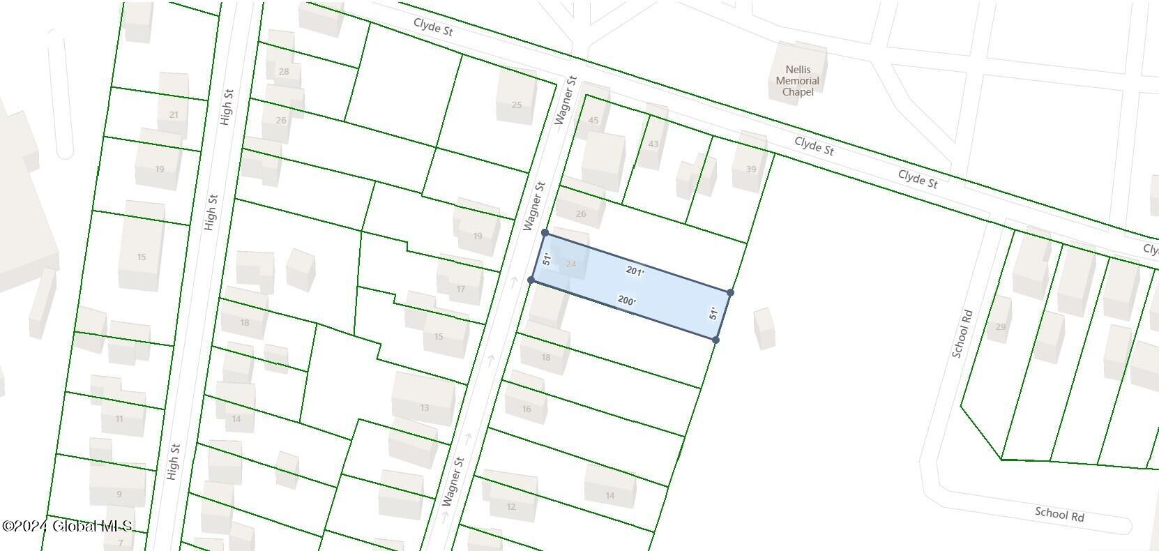 24 Wagner Street Fort Plain, NY 13339 - Photo 19 of 21 Lot map