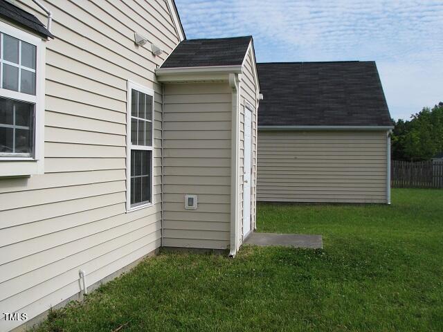 4419 Nightfall Court Durham, NC 27713 - Photo 15 of 17 a view of a backyard of the house