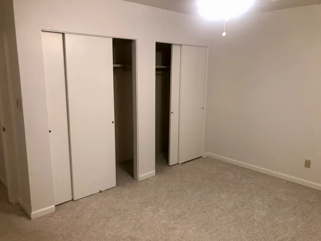 a view of backyard with cabin