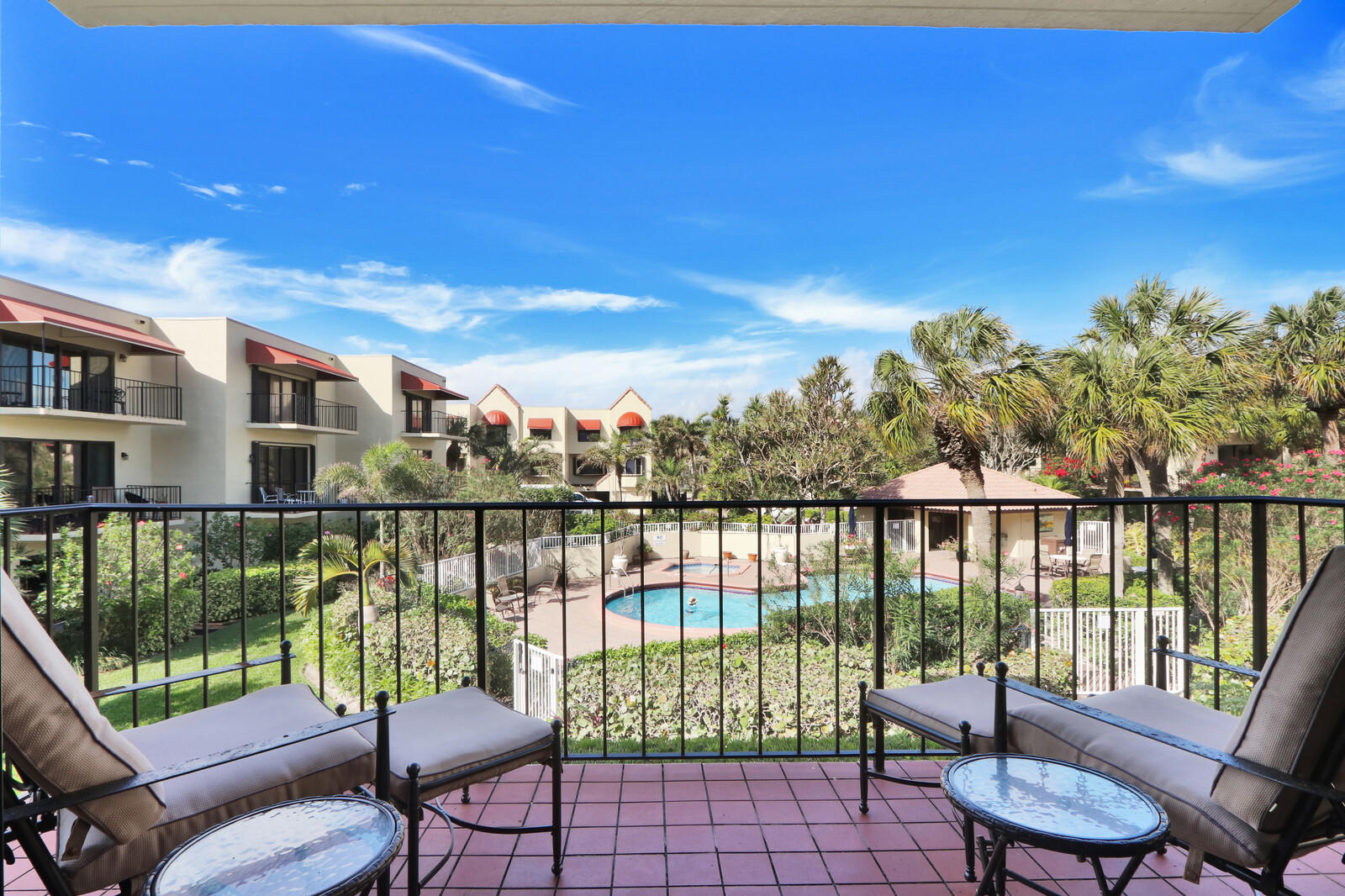 170 Celestial Way, Unit 35 Juno Beach, FL 33408 - Photo 18 of 43 Living Room Balcony