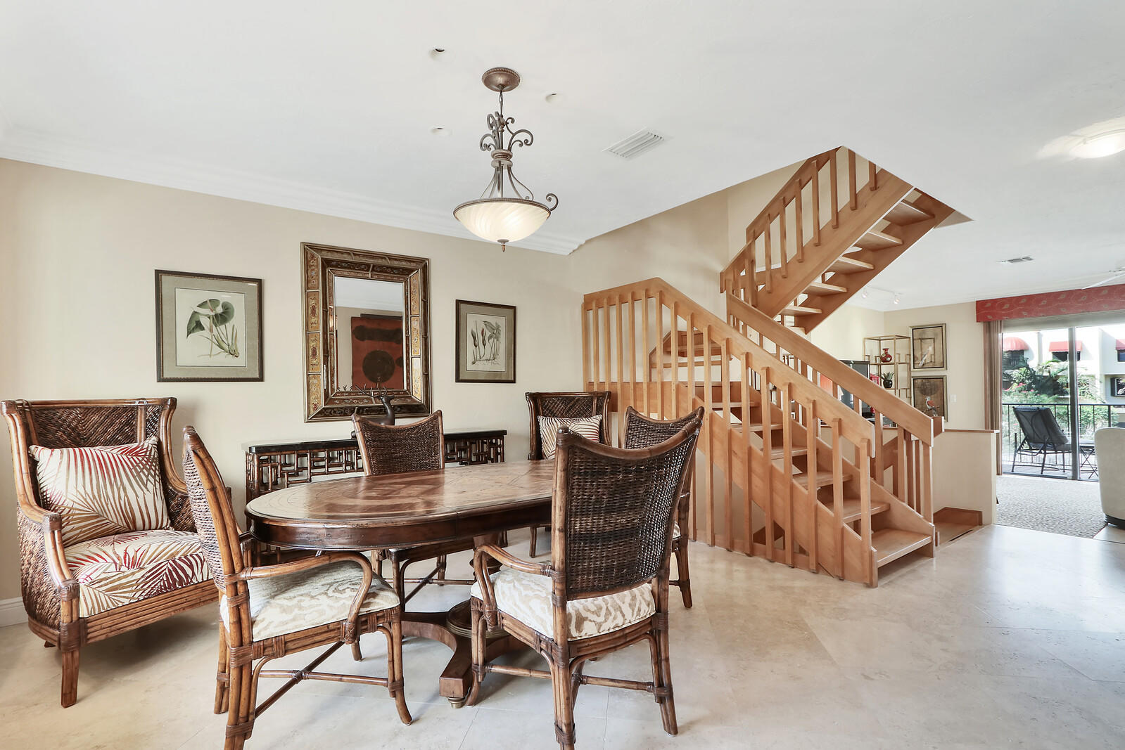 170 Celestial Way, Unit 35 Juno Beach, FL 33408 - Photo 20 of 43 Dining Room & Staircase