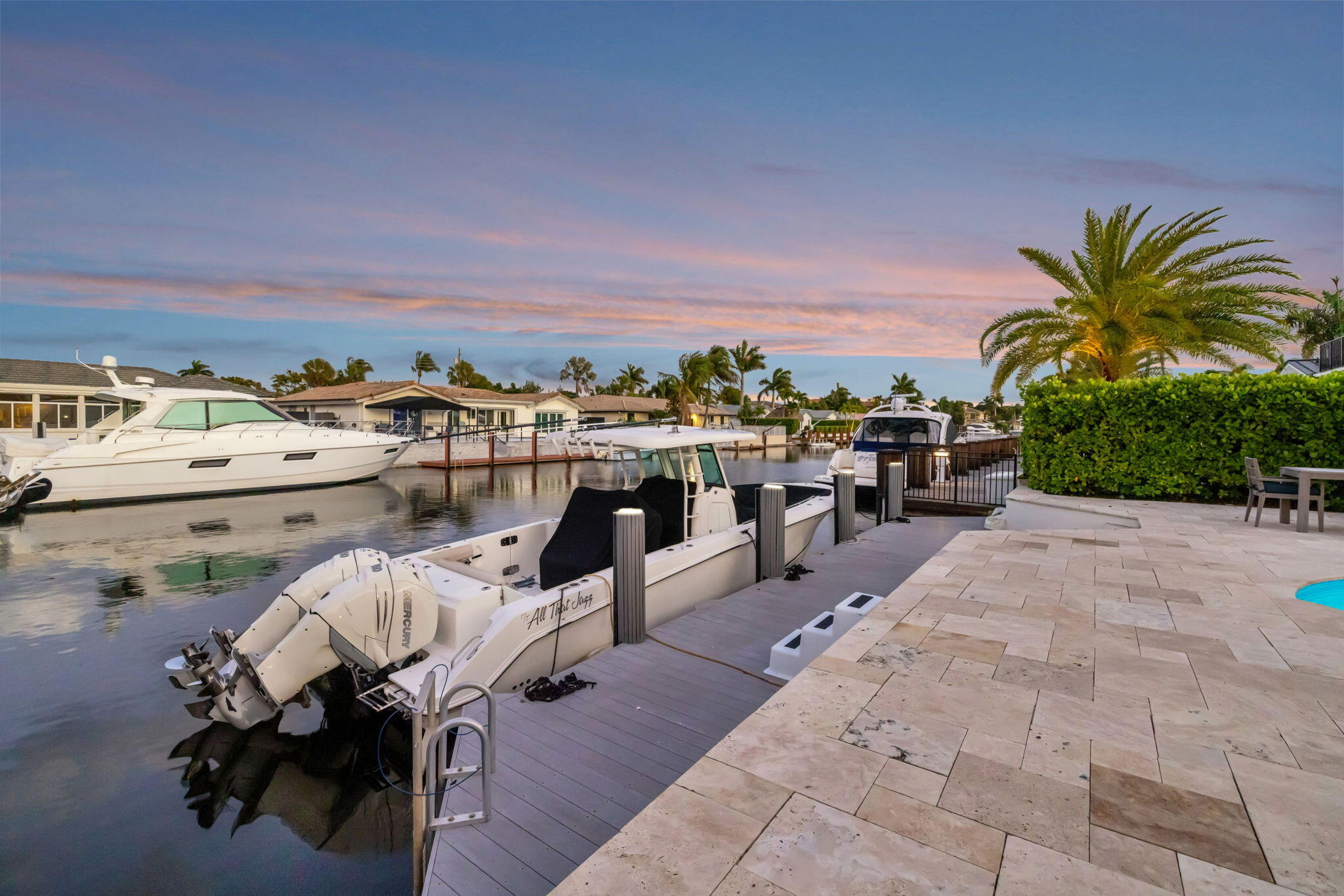 4460 Northeast 26th Avenue Lighthouse Point, FL 33064 - Photo 49 of 55 a view of a terrace with furniture