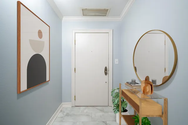 a view of a small space