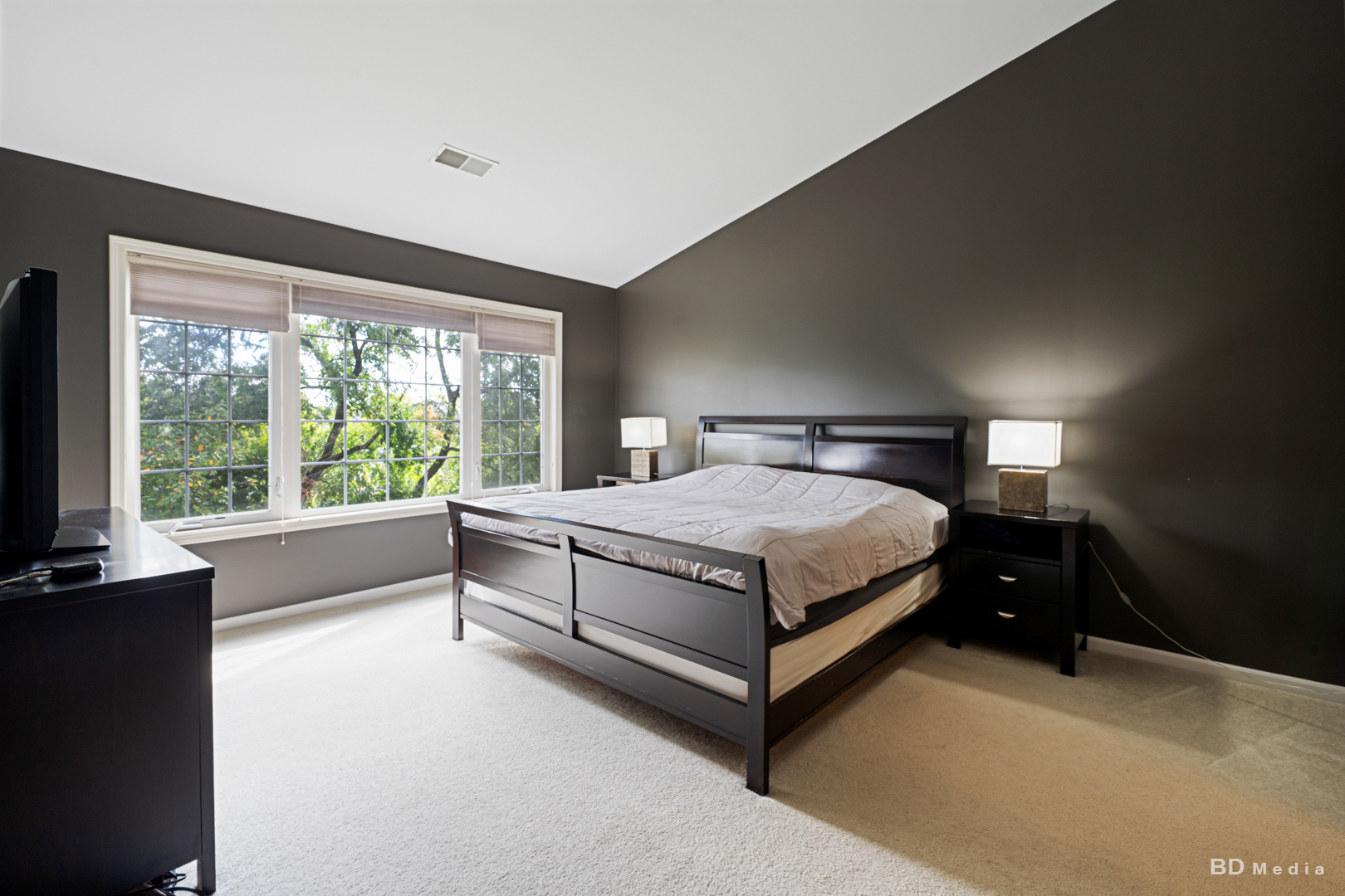 1603 Spyglass Circle Palos Heights, IL 60463 - Photo 21 of 51 a bedroom with a bed and a large window