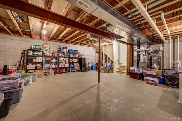 a view of storage and utility room