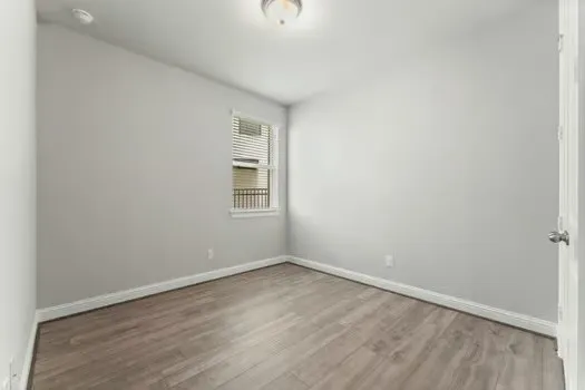 wooden floor in an empty room