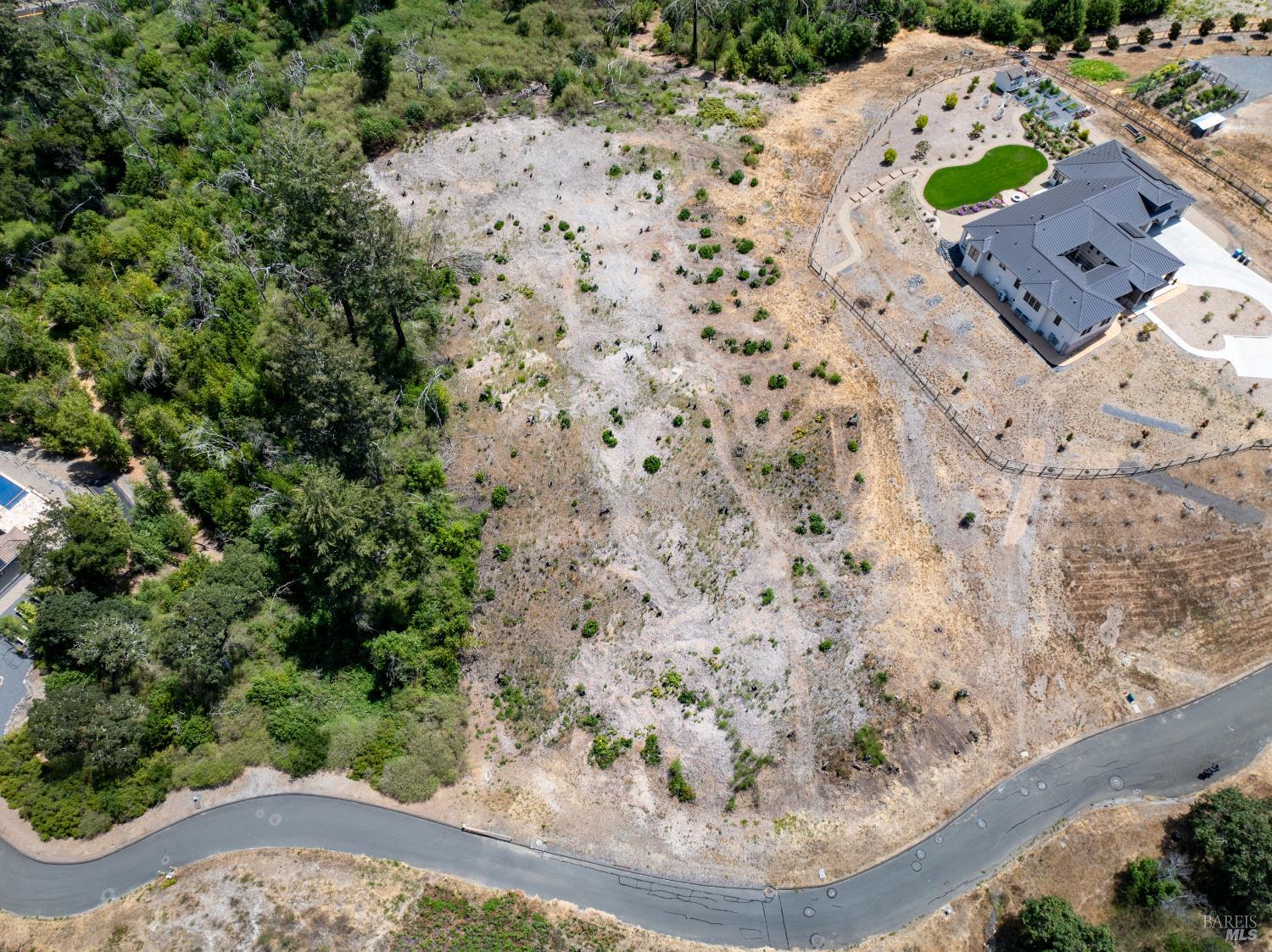 a view of outdoor space with seating space