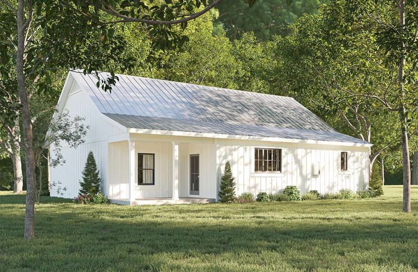 3952 Highline Oaks East Conroe, TX 77306 - Photo 6 of 6 a backyard of a house with outdoor seating and plants
