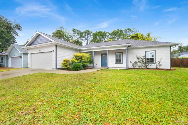 a view of a house with a patio