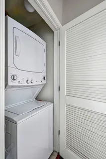 a front view of a multi story building