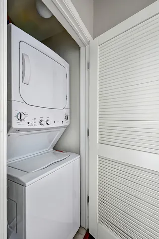 a front view of a multi story building