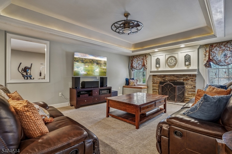 36 West Springtown Road Long Valley, NJ 07853 - Photo 41 of 50 a living room with furniture and a fireplace