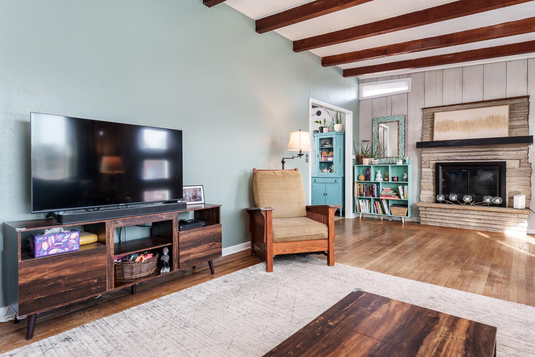 106 Mix Street Oregon, IL 61061 - Photo 19 of 49 a living room with furniture and a flat screen tv