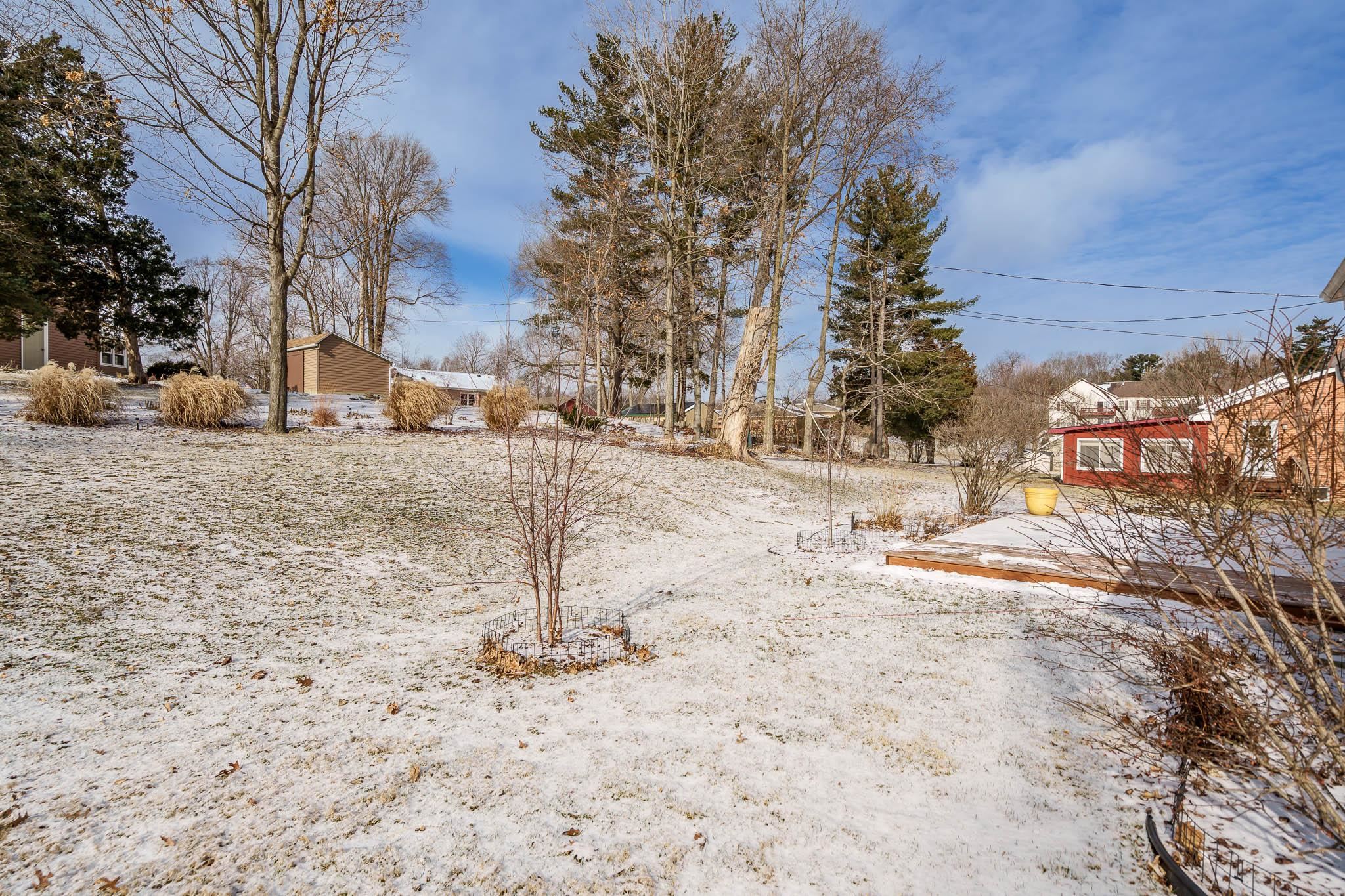 106 Mix Street Oregon, IL 61061 - Photo 10 of 49 a view of a yard with a snow