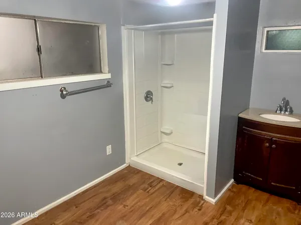 a bathroom with a sink and a toilet