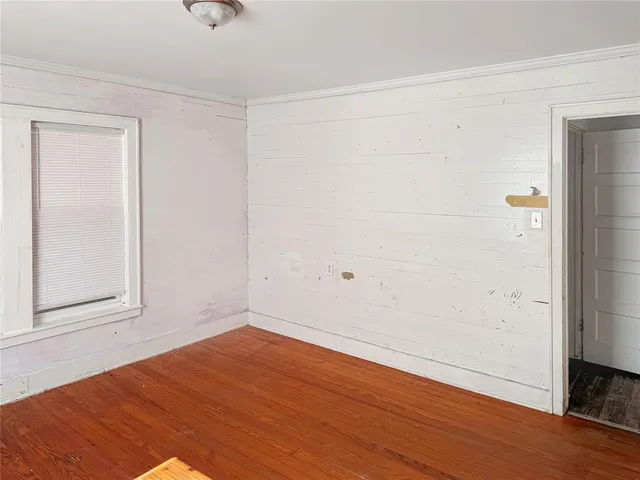 wooden floor in an empty room