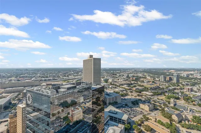 an aerial view of city