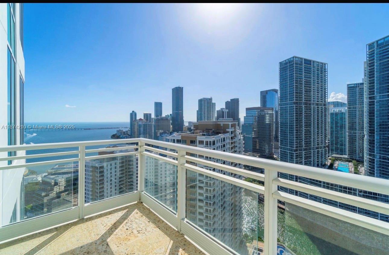 900 Brickell Key Boulevard, Unit 2904 Miami, FL 33131 - Photo 13 of 21 a view of balcony with city view