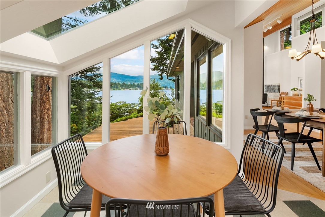 4730 Spring Street Bellingham, WA 98229 - Photo 12 of 30 a view of a dining room with furniture window and outside view