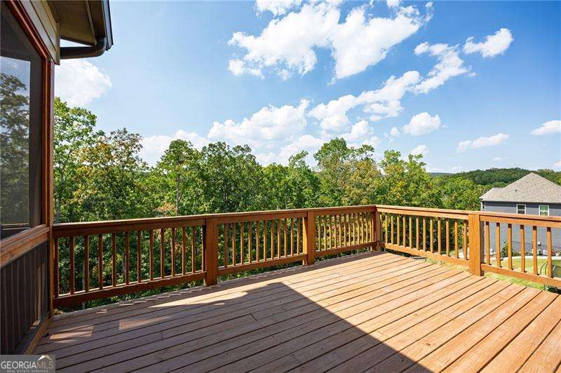 61 Roberson Drive White, GA 30184 - Photo 26 of 46 a view of balcony with wooden floor