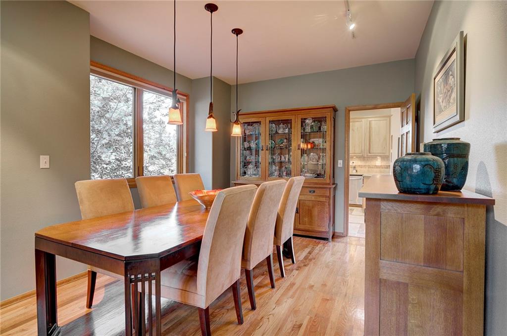 78 Double Tree Road Bailey, CO 80421 - Photo 7 of 34 a view of a dining room with furniture window and outside view
