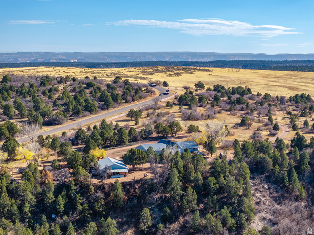 6 South N Frk Road Orderville, UT 84758 - Photo 6 of 68 Aerial overview of property's location featuring a mountain backdrop and rural landscape