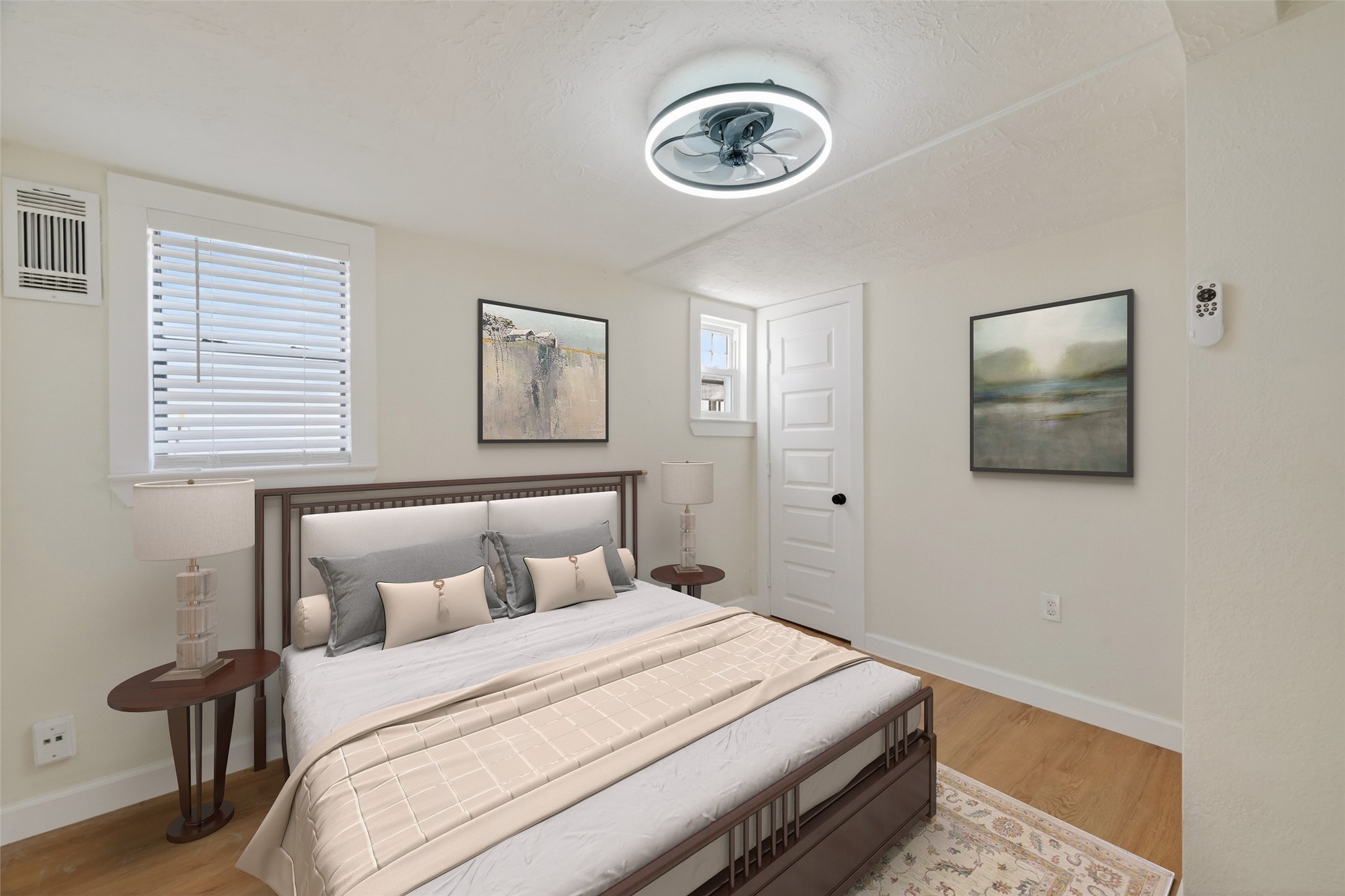 2118 Webster Street, Unit 3 Houston, TX 77003 - Photo 20 of 29 a bedroom with bed and a window