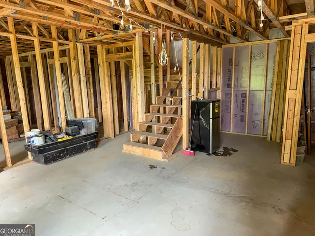 a view of front door of house