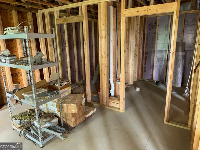 a view of an entryway with staircase