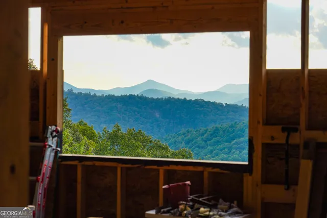 a view of sky from window