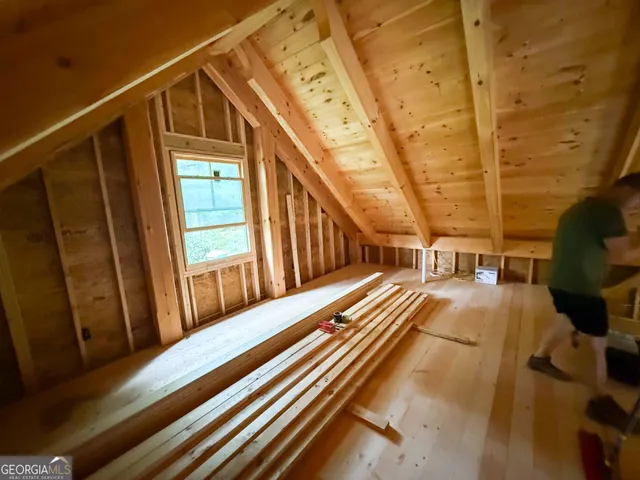 a view of balcony with staircase