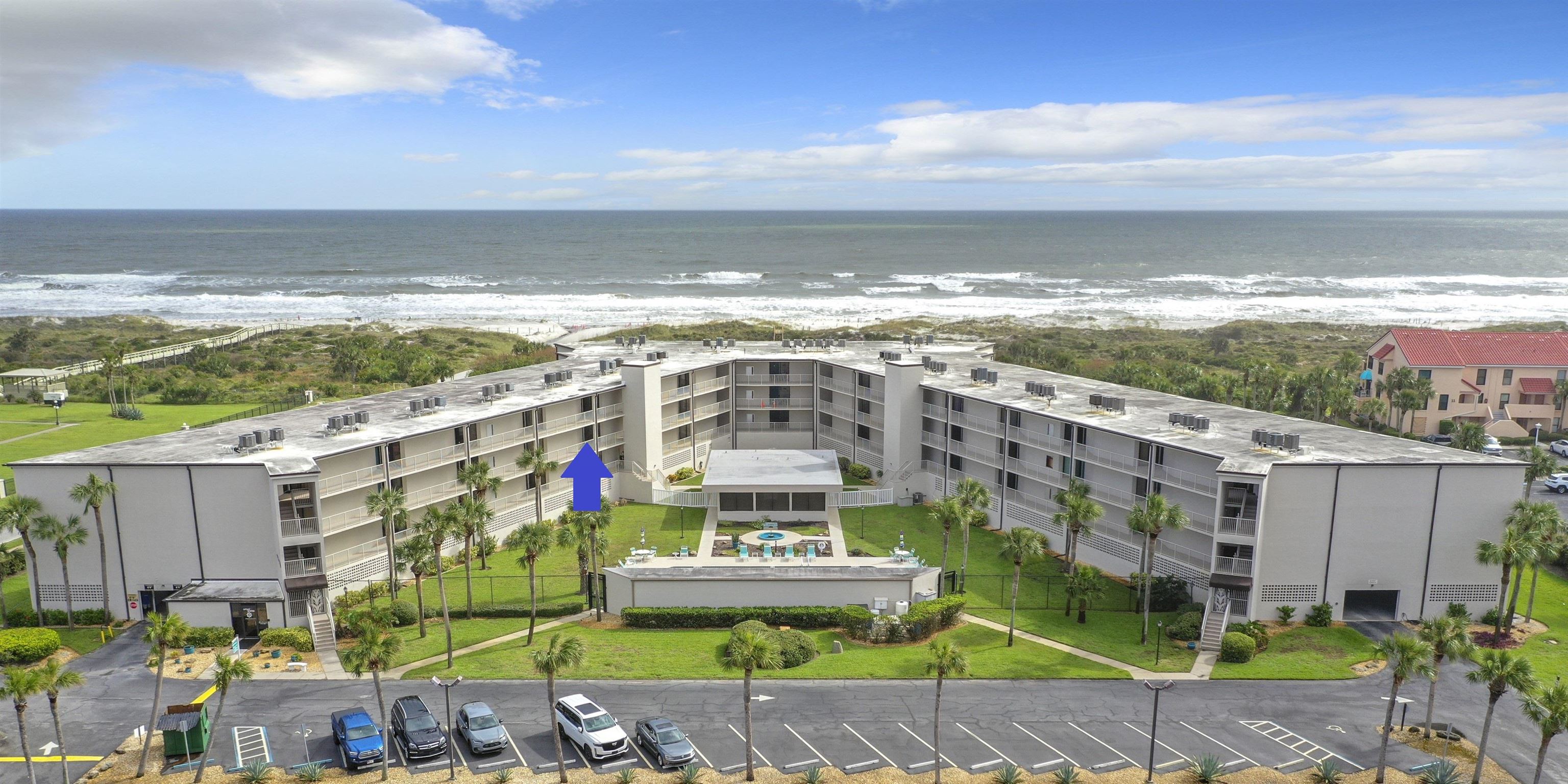 1 Dondanville Road, Unit 216C St. Augustine, FL 32080 - Photo 55 of 58 a view of a city with an ocean