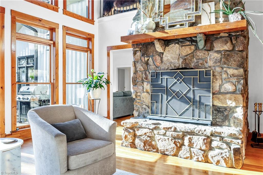 7042 Brookbank Road Summerfield, NC 27358 - Photo 5 of 50 Gorgeous stone fireplace