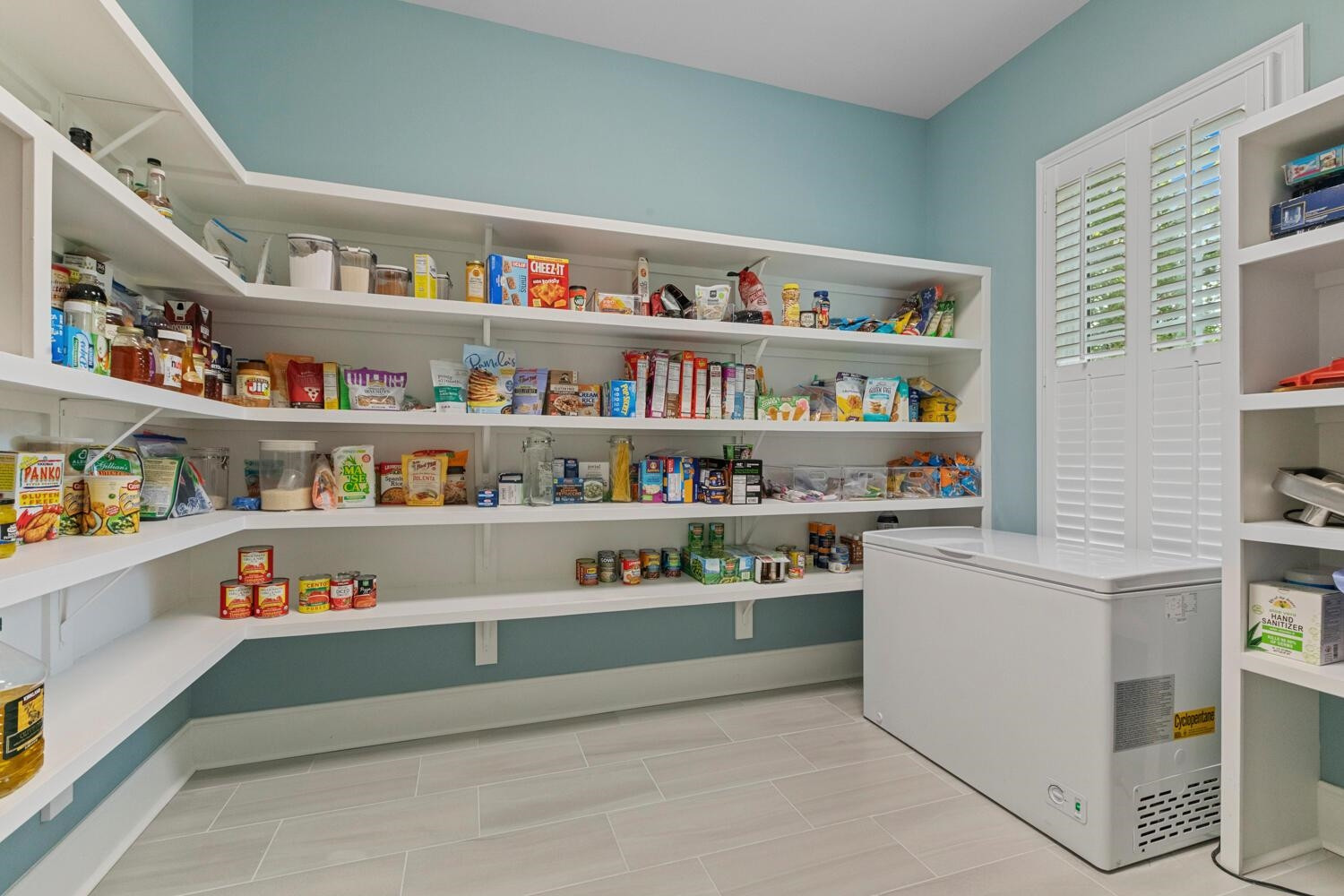 1700 Sharnbrook Court Raleigh, NC 27614 - Photo 46 of 85 Mega Pantry with Shelving on 4 Sides