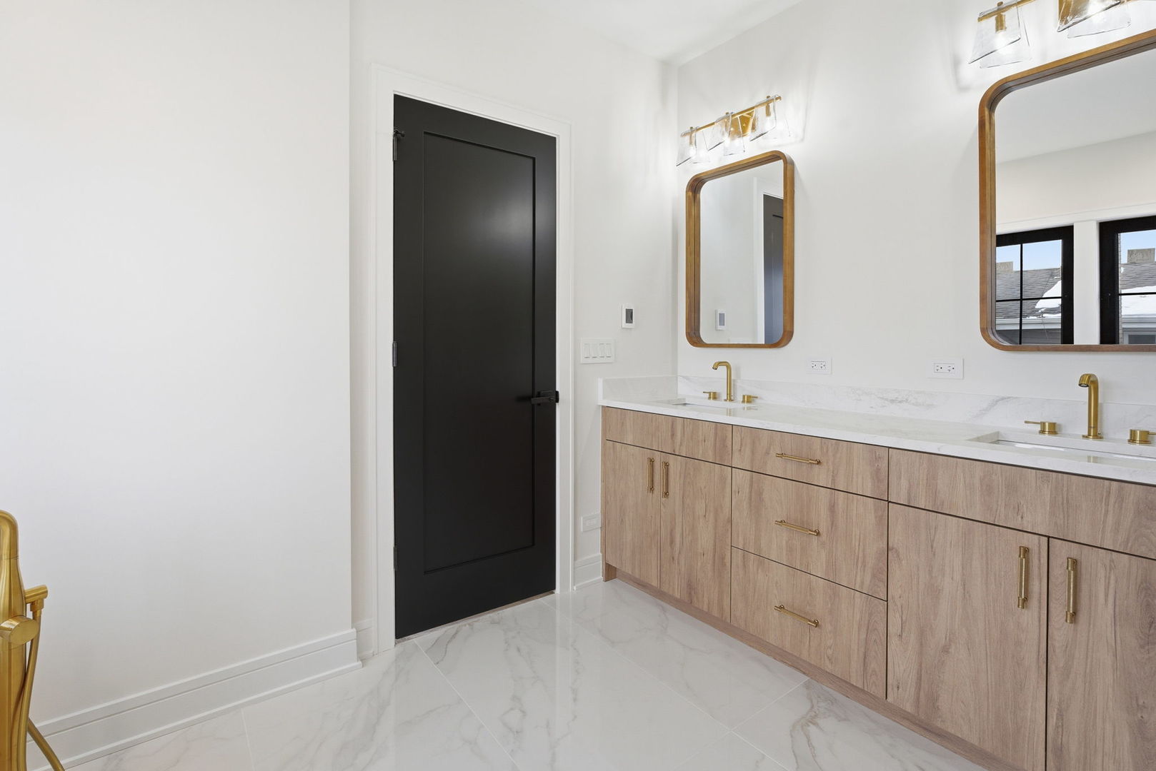 1100 Lois Avenue Park Ridge, IL 60068 - Photo 20 of 41 a bathroom with a double vanity sink and a mirror