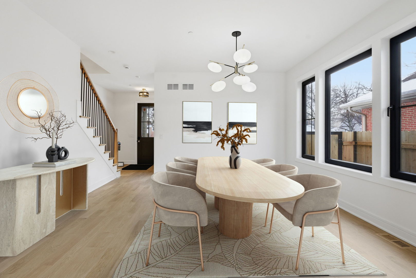 1100 Lois Avenue Park Ridge, IL 60068 - Photo 8 of 41 a view of a dining room with furniture window and wooden floor