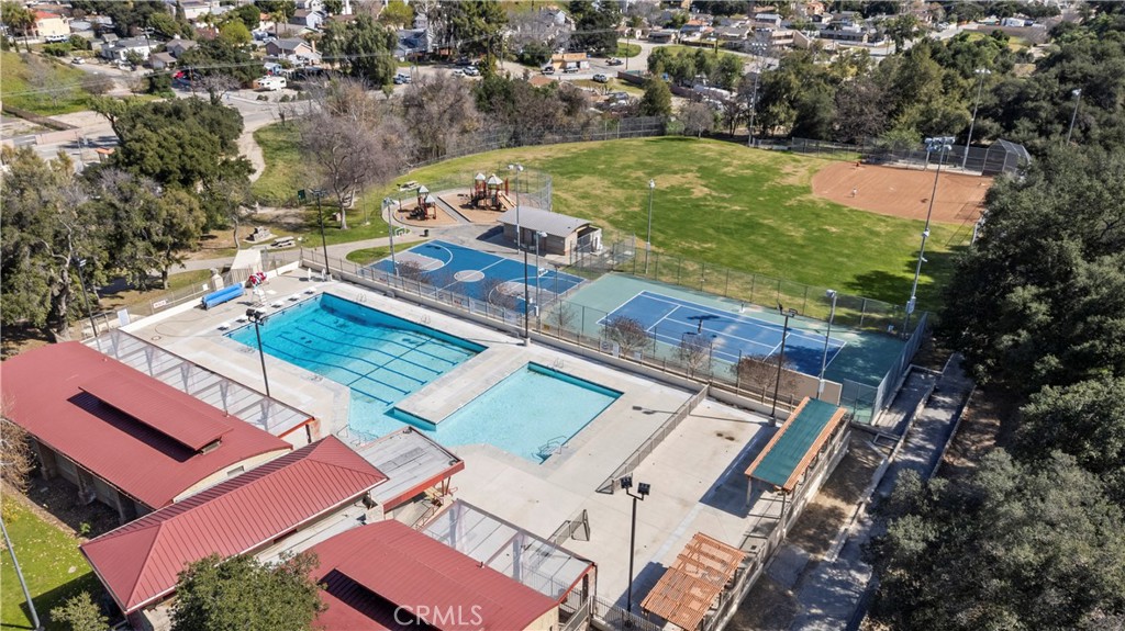 30602 San Martinez Road Val Verde, CA 91384 - Photo 39 of 47 an aerial view of residential houses with outdoor space