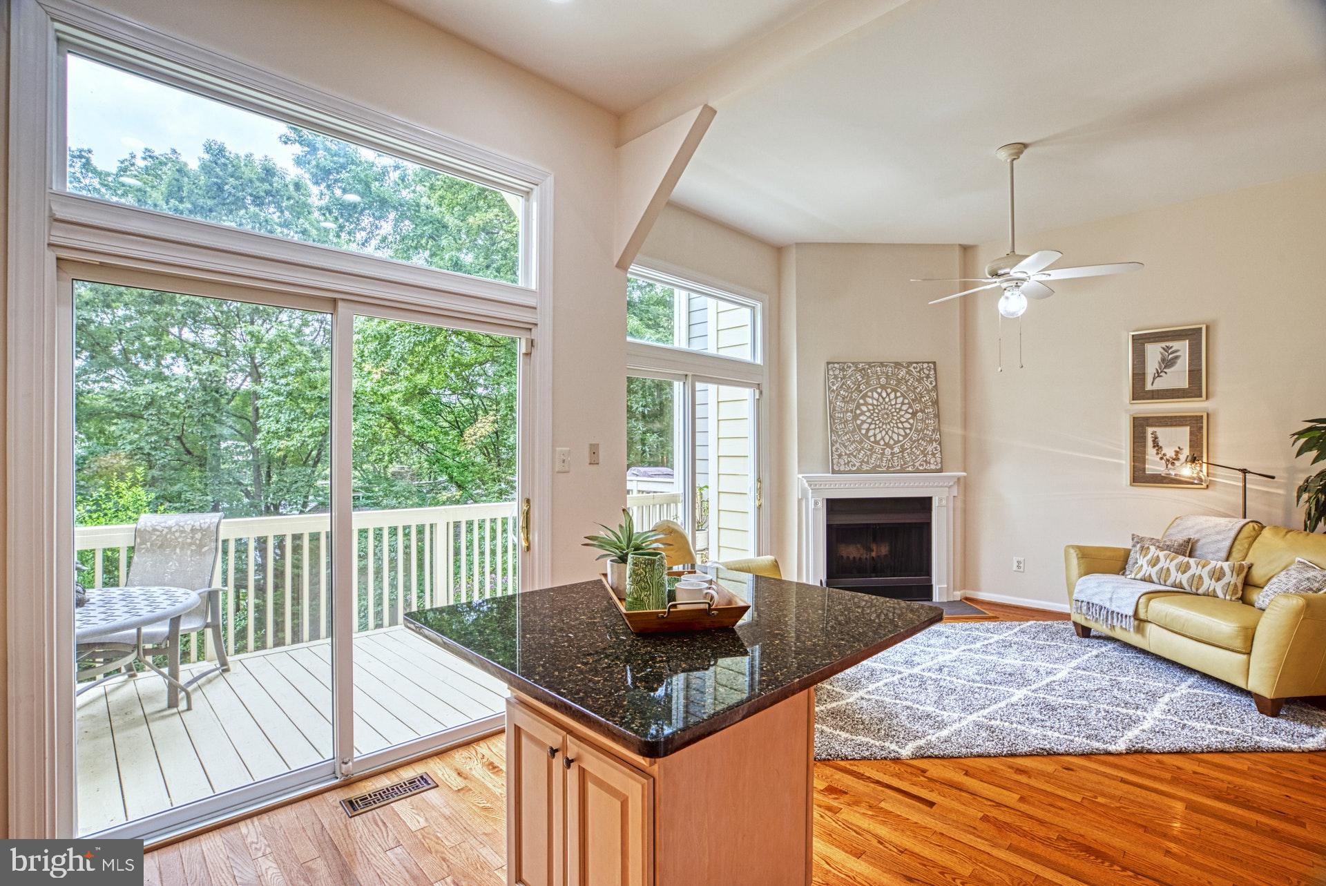 Lake Views from Kitchen