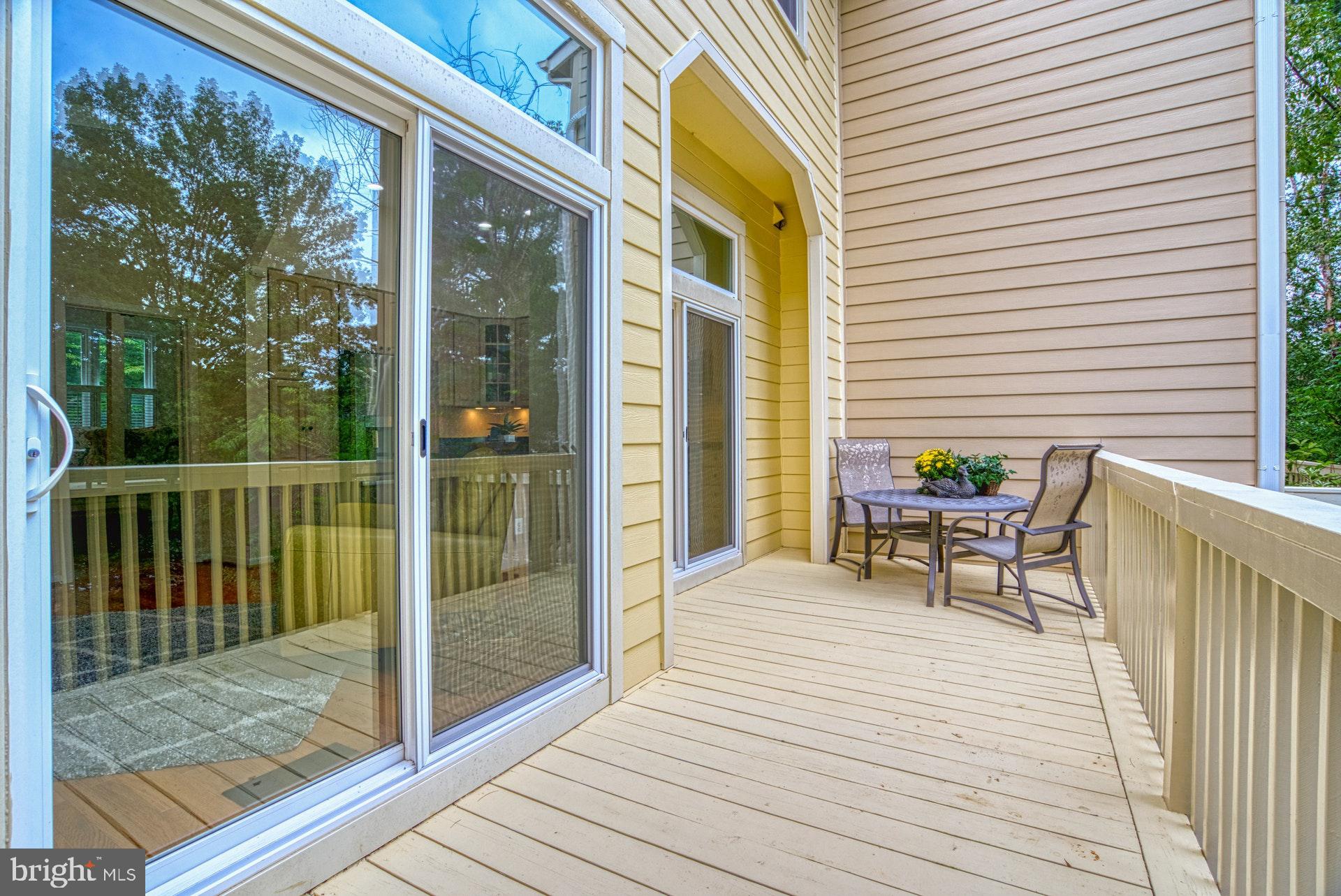 11133 Watermans Drive Reston, VA 20191 - Photo 10 of 56 Deck with two sets of new slider doors