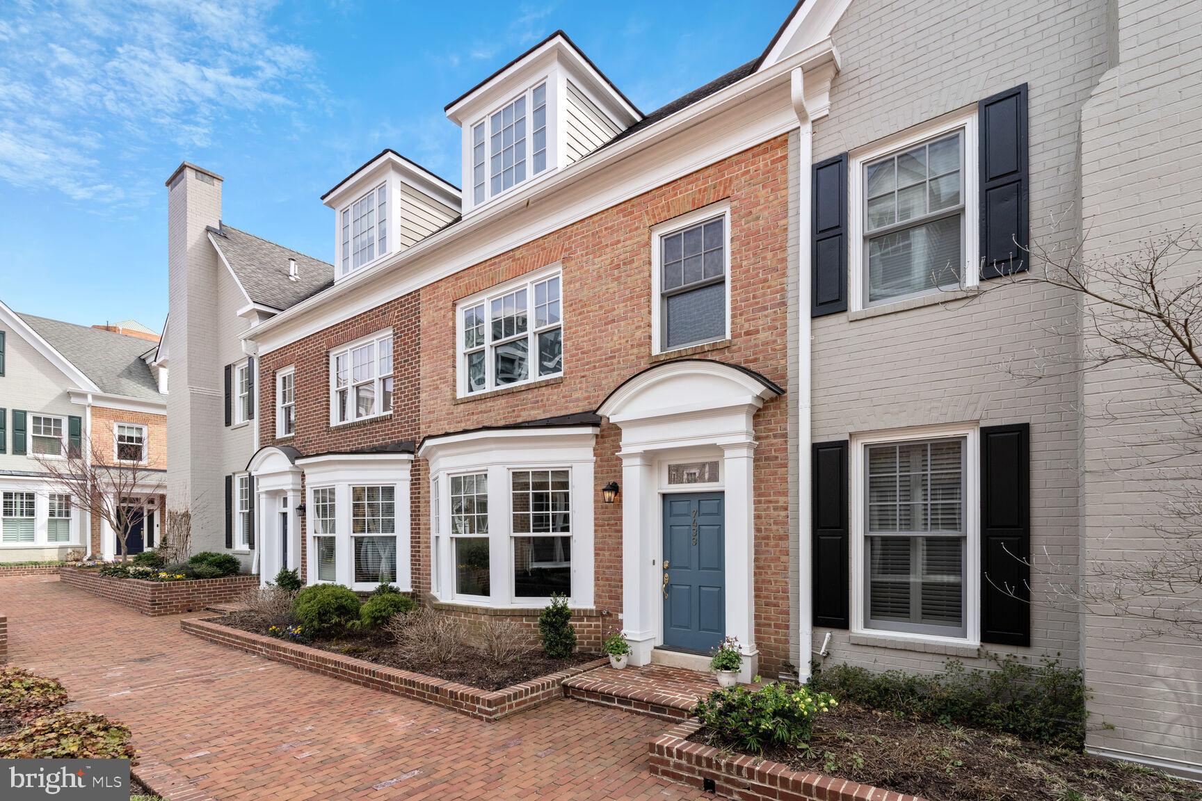7433 Arlington Road Bethesda, MD 20814 - Photo 1 of 30 Brick Townhouse in Edgemoor