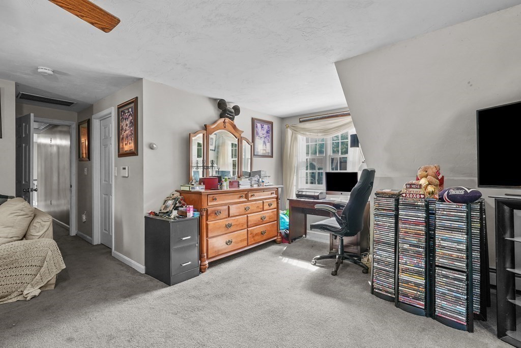 2 Commons Drive Carver, MA 02330 - Photo 26 of 37 a bedroom with furniture and a flat screen tv