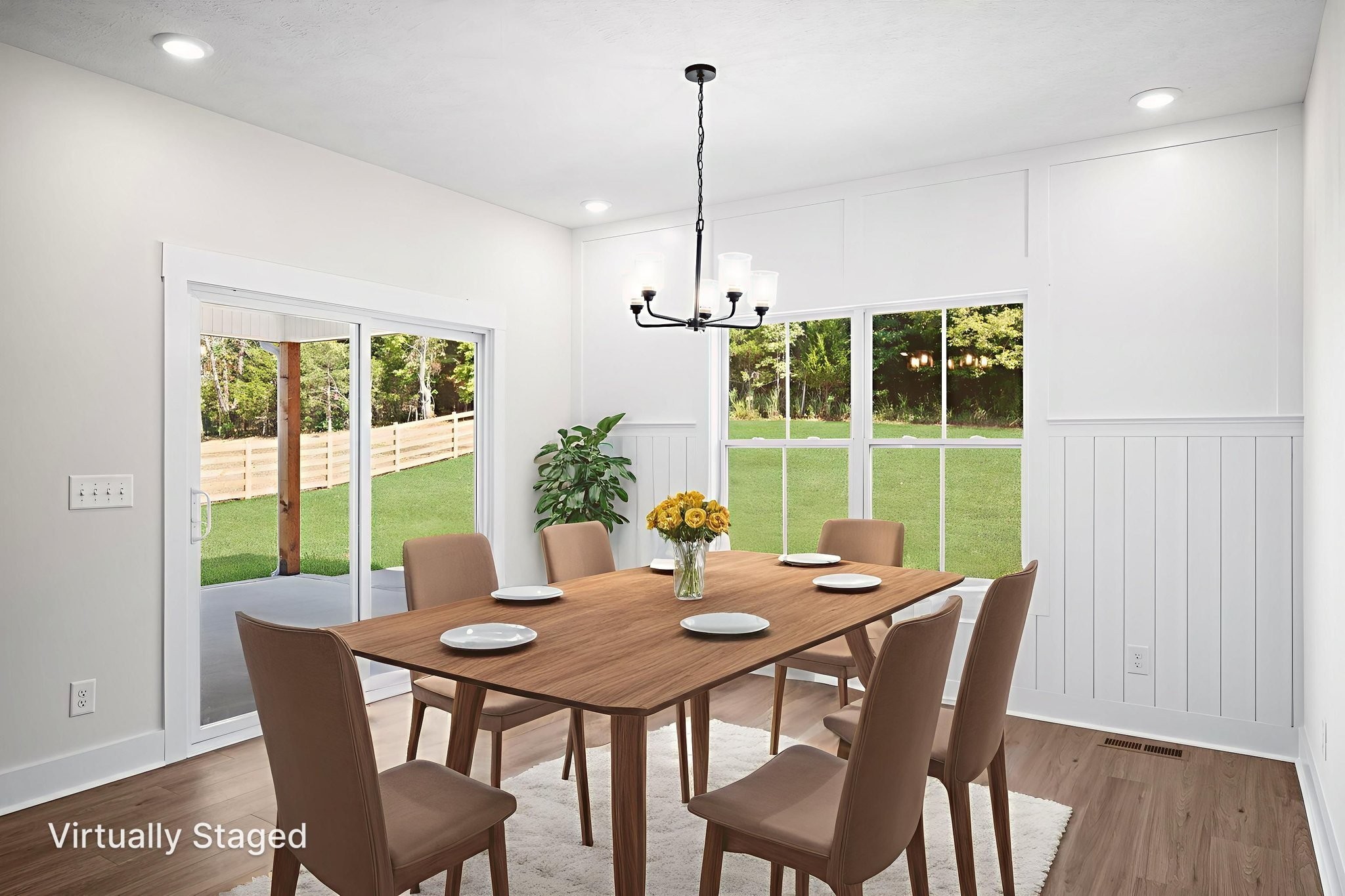 48 Powell Road Clarksville, TN 37043 - Photo 19 of 54 a view of a dining room with furniture window and wooden floor