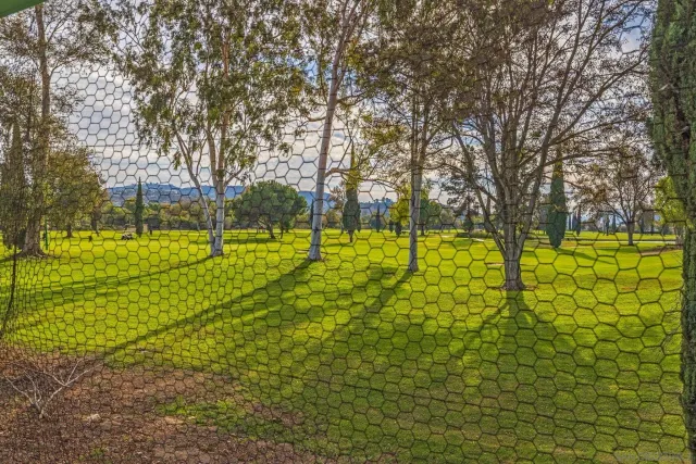 a view of swimming pool with a yard