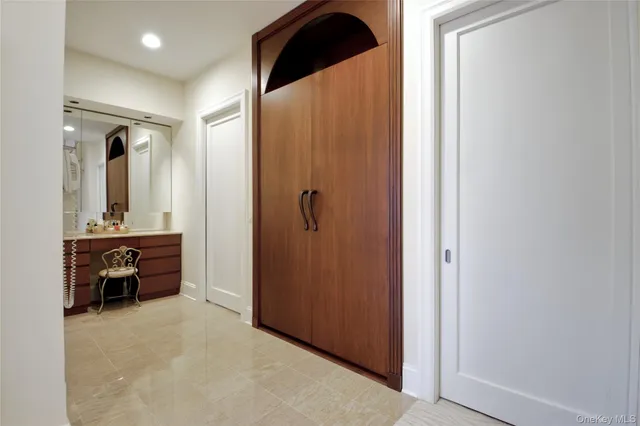 a view of living room and bedroom