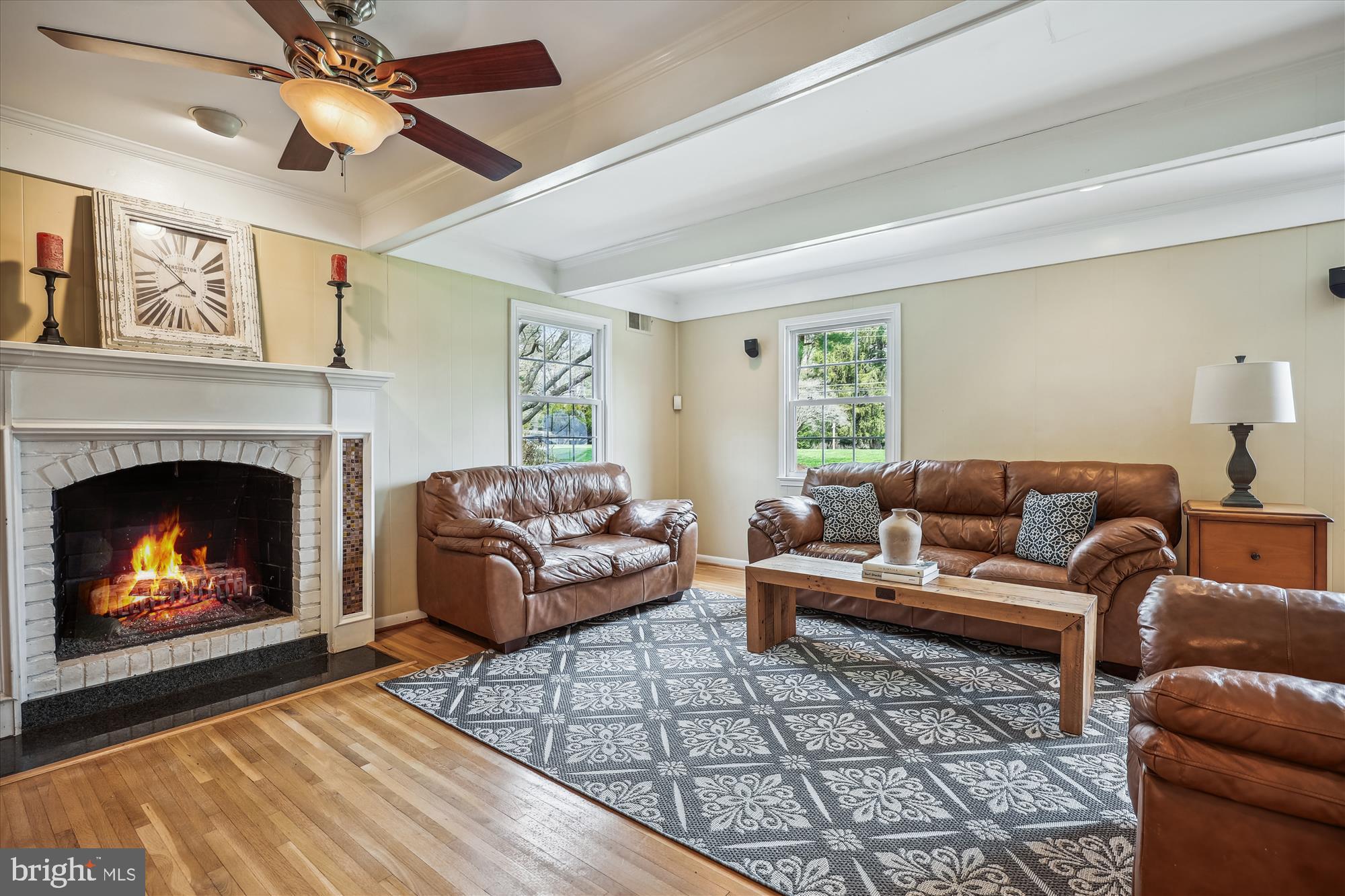 16100 Riffle Ford Road Darnestown, MD 20878 - Photo 12 of 60 Welcoming family room with fireplace