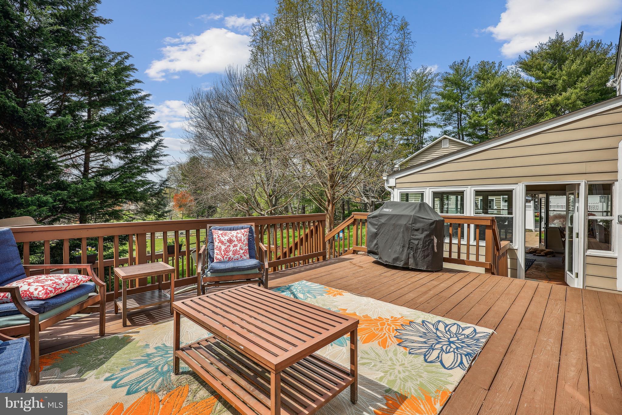 16100 Riffle Ford Road Darnestown, MD 20878 - Photo 24 of 60 View of main level deck from kitchen