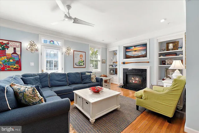 a view of a balcony with furniture