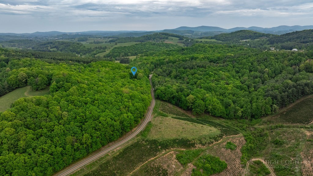 970 Vox Road Sparta, NC 28675 - Photo 44 of 50 a view of a lush green hillside and a mountain