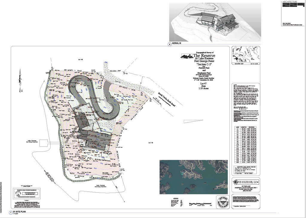 107 South Turtle Rock Road Sunset, SC 29685 - Photo 6 of 24 Site Plan for Home Placement
