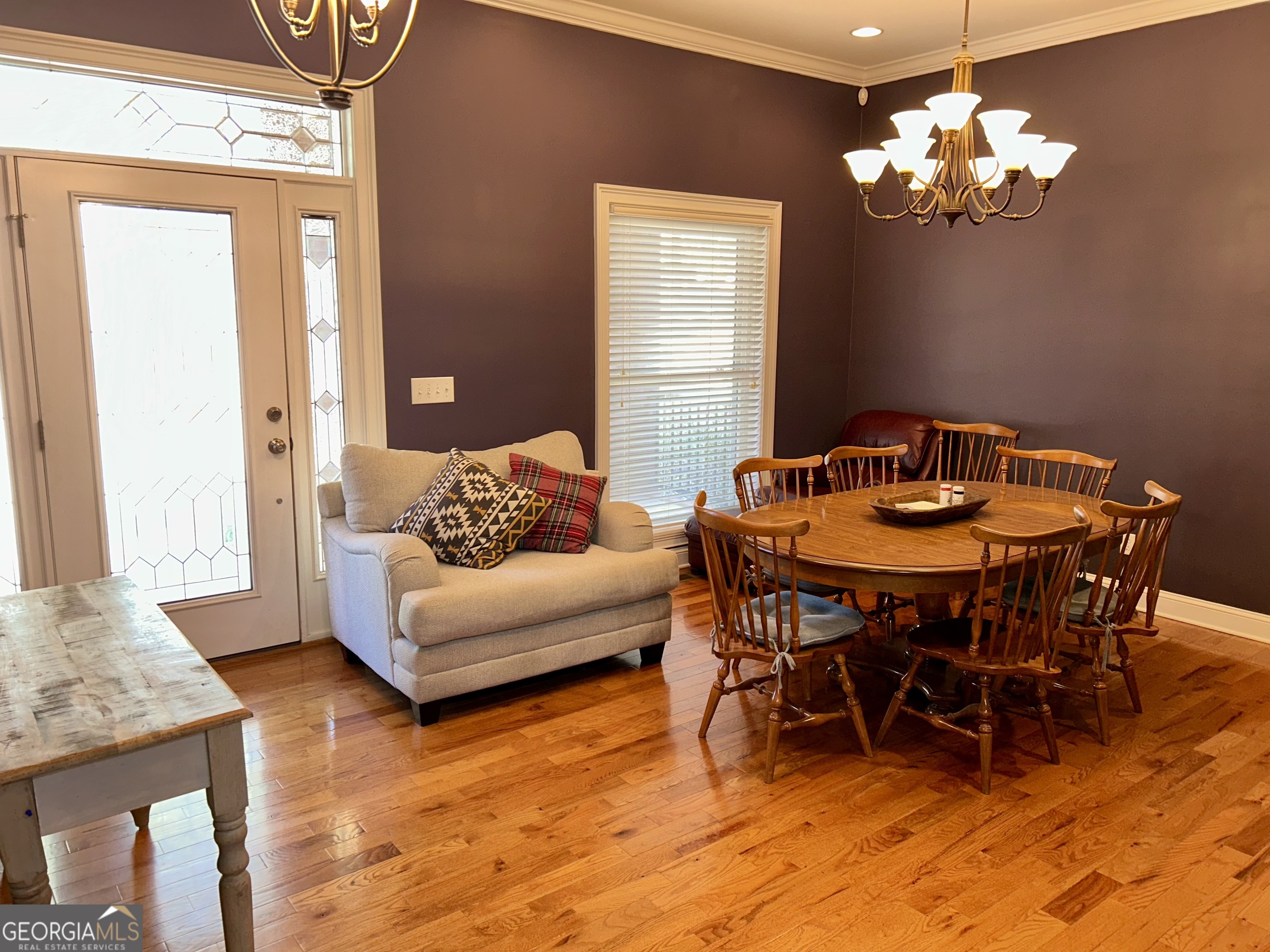 518 Fambrough Drive Elberton, GA 30635 - Photo 43 of 74 a view of a dining room with furniture and wooden floor